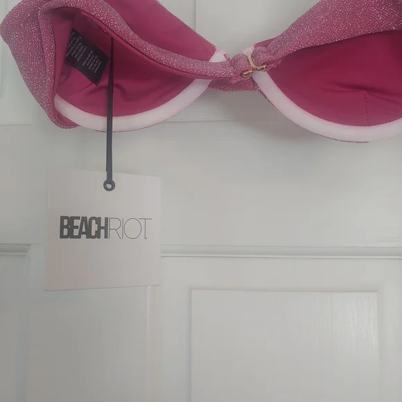 Beach Riot Pink Bikini Set - Picture 7 of 9